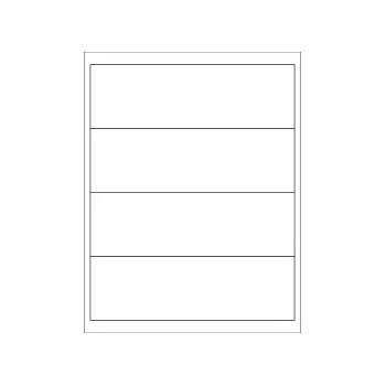 CDRmarket Самозалепващи етикети R0100.5473. A, 190 x 58 mm, 5 етикети A4, 100 листа (R0100.5473A)