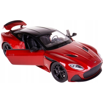 ASTON Martin DBS SUPERLEGGERA KOVOVÝ MODEL WELLY ČERVENÝ 1:24