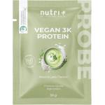 nutri + Пробен размер на вегански 3K протеин на прах - Matcha-Latte
