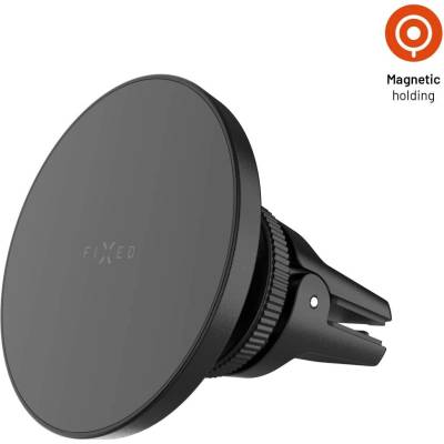 Držák FIXED MagCircle magnetický do ventilace s podporou MagSafe, černý (FIXMC-V-BK)
