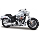 Harley Davidson Maisto FXDFSE CVO Fat Bob 2009 strieborná 1:18