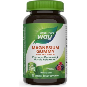 Nature's Way Магнезий (цитрат) 100 mg 60 желирани таблетки | Nature’s Way (14601)