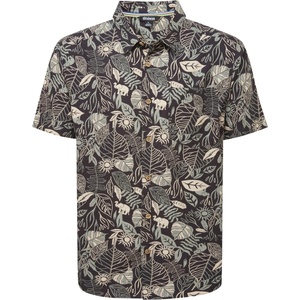 Sherpa Мъжка риза с копчета Sherpa Balun S/S Shirt - Black Tropical - размер M (033-3229-0112)