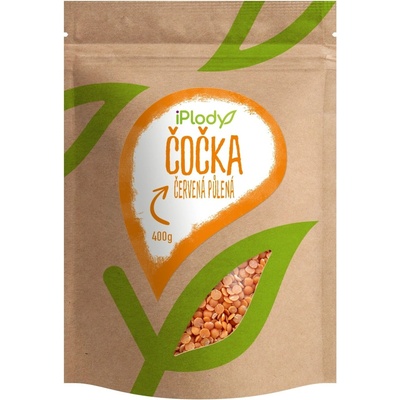 iPlody Čočka červená loupaná půlená 400 g