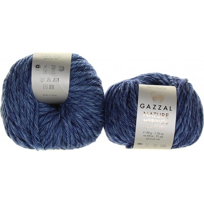 Gazzal Nature & Merinos 8307 modrá