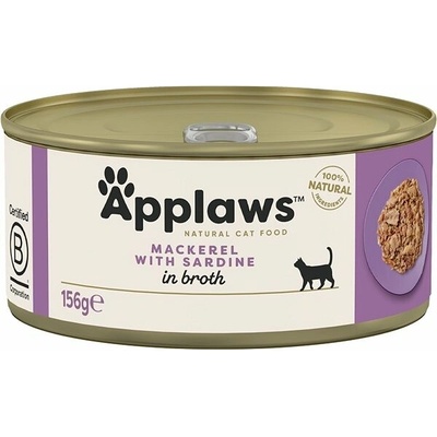 Applaws Cat makrela a sardinky 156 g