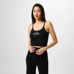 Jack Wills Дамски потник Jack Wills Roseberry Strap Vest Ladies - Black