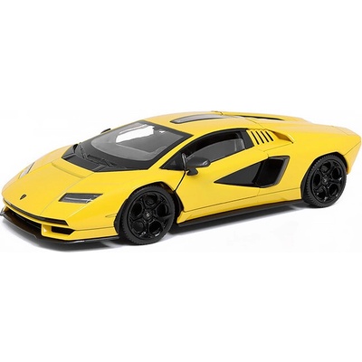 Welly Lamborghini Countach LPI 800-4 žlutá 1:24