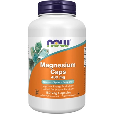 Now Foods Magnesium 400 mg 180 kapsúl