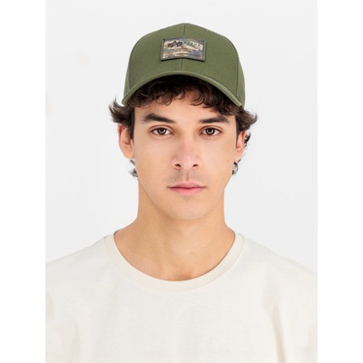 Alpha Industries čepice Crew Camo Cap dark olive