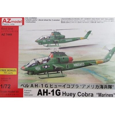 AZ Model AH 1G Huey Cobra Marines 1:72