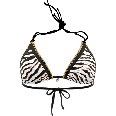 Banana Moon Дамско бикини горнище Banana Moon Women's Bluco Wildjungle Bikini top - Noir - размер 44 (FR) (150-6103-0116)