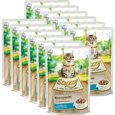 Stuzzy Cat Chunks kúsky tresky v šťave 12 x 85 g