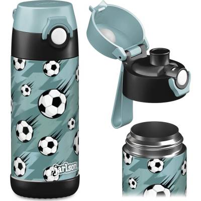 Jarlson Mali detská nerezová termofľaša na pitie Futbal 350 ml