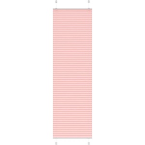 vidaXL Плисирана щора, розова, 65x200 см, ширина на плата 64, 4 см, полиестер (4015459)