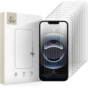 Tech-Protect Szklo hartowane tech-protect bundle 10-pack iphone 13 / 13 pro / 14 / 16e clear (5906302335749)
