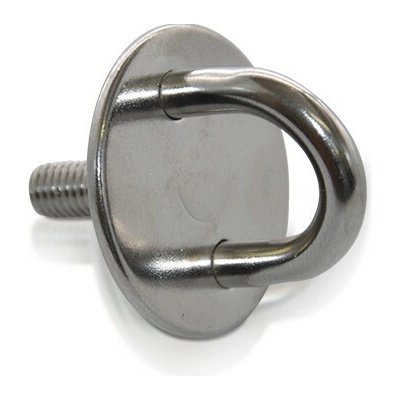 Deska s okem a šroubem kruhová, nerez A2, 6,0x40mm 9283