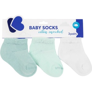 Kikkaboo Бебешки летни чорапи Kikkaboo - Mint, 6-12 m (31110010193)