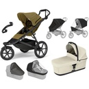 Thule Set 7v1 Urban Glide 3 Nutria green 2024 + pláštěnka + ochranná síť + madlo + korba Soft beige + pláštěnka + ochranná síť na korbu