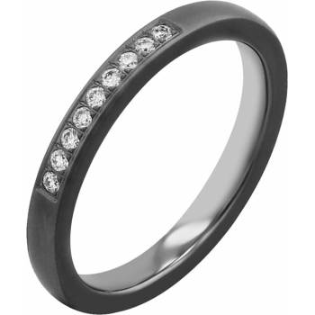 Eppi Tantalový prsteň s diamantmi Rille R48986