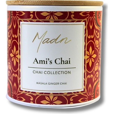 Madn Tea Bio černý čaj se zázvorem kolekce Chai 80 g