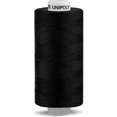 Polyesterové nitě Unipoly návin 500 m 999 černá