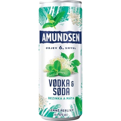 Amundsen + Soda bezinka 6% 0,25 l (plech) – Zboží Dáma