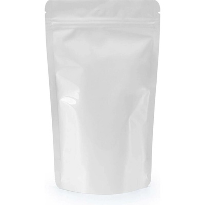 Doypack ZIP | bílý lesk s AL vrstvou obsah 100ml (85 × 140 + 50mm)