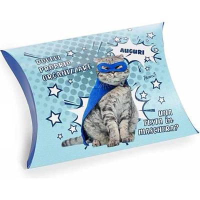 Mačacia mama Darčeková skladacia krabička s mačkou 4 varianty Farba: superkočka