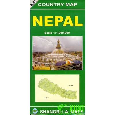 mapa Nepal 1:500 t./1:1 mil.+7 trekking routes