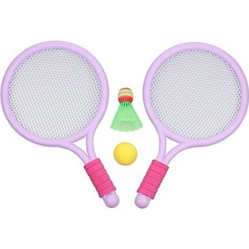 Racket Ball Games sada pálok s loptičkami fialové