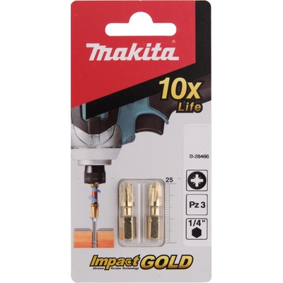 MAKITA B-28466 Impact Gold torzní bit PZ3, 25mm, 2 ks