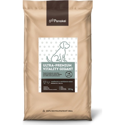 Panakei pro velká a obří štěňata Jehněčí & Hovězí 10 kg