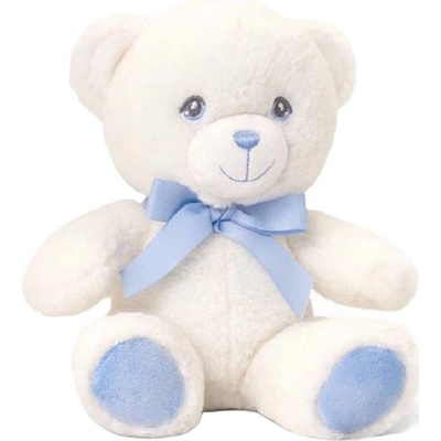 Keel Toys Плюшена играчка Keel Toys Keeleco - Мече с панделка, 15 cm, синьо (SE1424_blue)