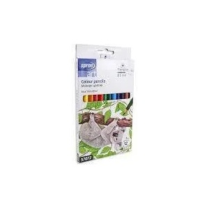 Spree Цветни моливи SPREE Maxi 12 цвята