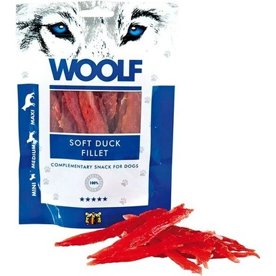Woolf Soft Duck Fillet - maškrty pre psov 100 g