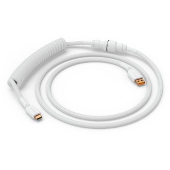 Glorious Gaming GLO-KB-ACC-CBL-COIL-GWHT кабел за клавиатура/мишка Бяла 1, 4 м (GLO-KB-ACC-CBL-COIL-GWHT) (GLO-KB-ACC-CBL-COIL-GWHT)