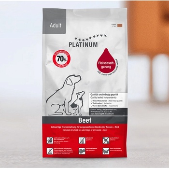 PLATINUM Супер премиум храна Platinum Adult Beef and Potato- с 70% прясно телешко месо годно за човешка консумация