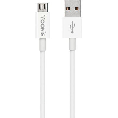 YOOKIE Кабел за данни Yookie CB1, Micro USB, 2.0m, White - 40146 (DE-40146)