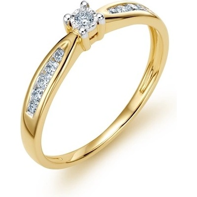 L'amour Diamonds Zlatý prsten s diamanty JR10090Y