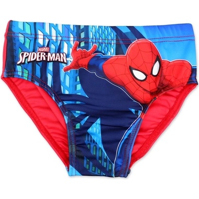 Setino chlapčenské slipové plavky Spiderman Marvel červené