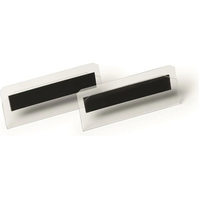 DURABLE Logistické vrecko, 100x38 mm, ležaté, DURABLE, magnetické, priehľadné
