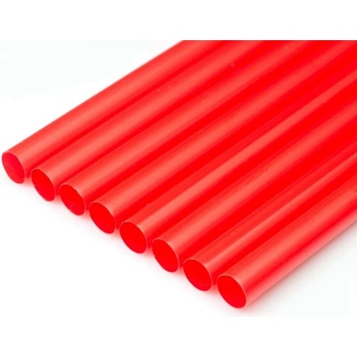 Trinkhalme Jumbo červené PP 250 x 8 mm 150 ks
