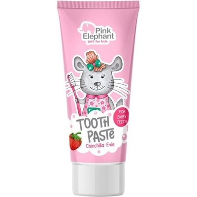 Pink Elephant Činčila Nela zubná pasta pre dievčatá 50 ml