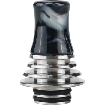 Vapefly Brunhilde MTL RTA long drip tip Stříbrná