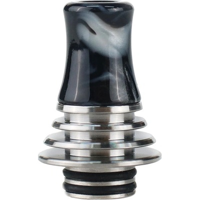 Vapefly Brunhilde MTL RTA long drip tip Stříbrná