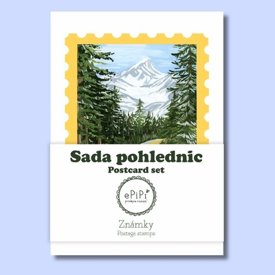 ePiPí Sada pohlednic - Známky