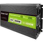 Green Cell Инвертор green cell, 24/220v, dc/ac, 3000w/6000w, чиста синусоида (gc-inv-24v-3000w-p3000lcd) - zettabytex