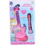 Armtoys ДЕТСКА КИТАРА РОЗОВА С МИКРОФОН В КУТИЯ