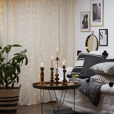 Star trading LED svetelný záves Dew Drop 200x LED